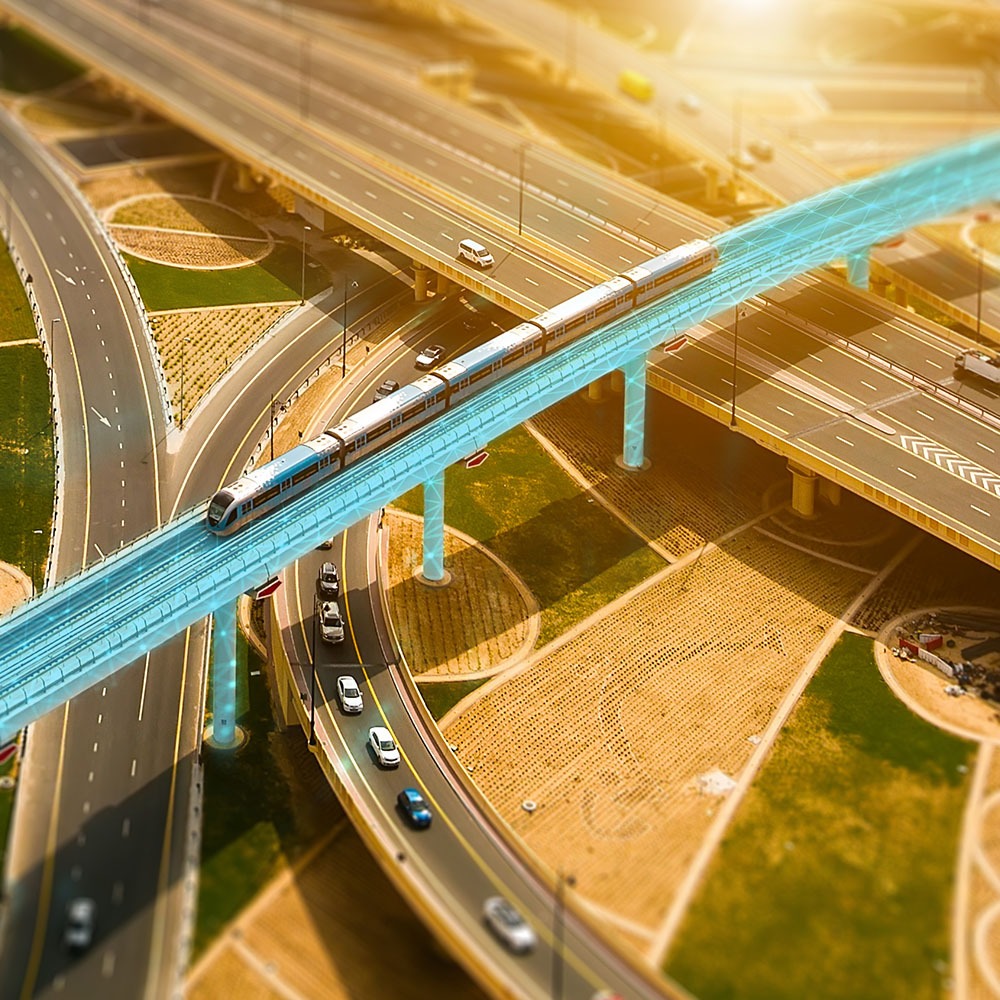 Multi-level rail station concept